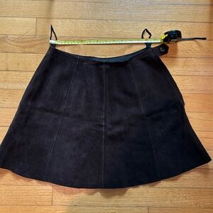 Vintage suede skirt